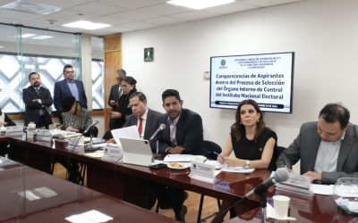 CONCLUYEN ENTREVISTAS PARA LA DESIGNACIÓN DEL TITULAR DEL ÓRGANO INTERNO DE CONTROL DEL INE